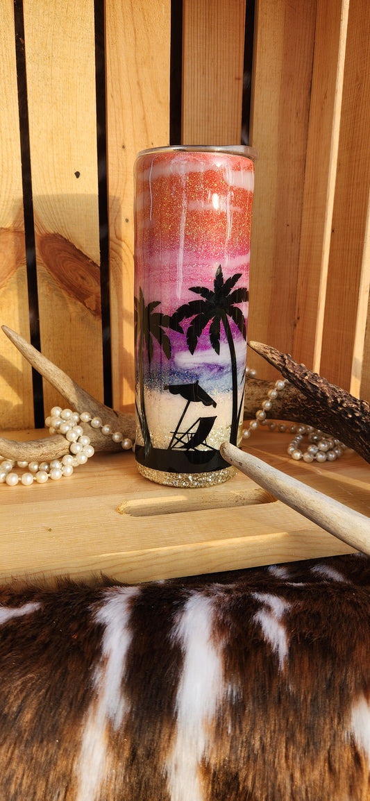 20oz Epoxy Beach Tumbler